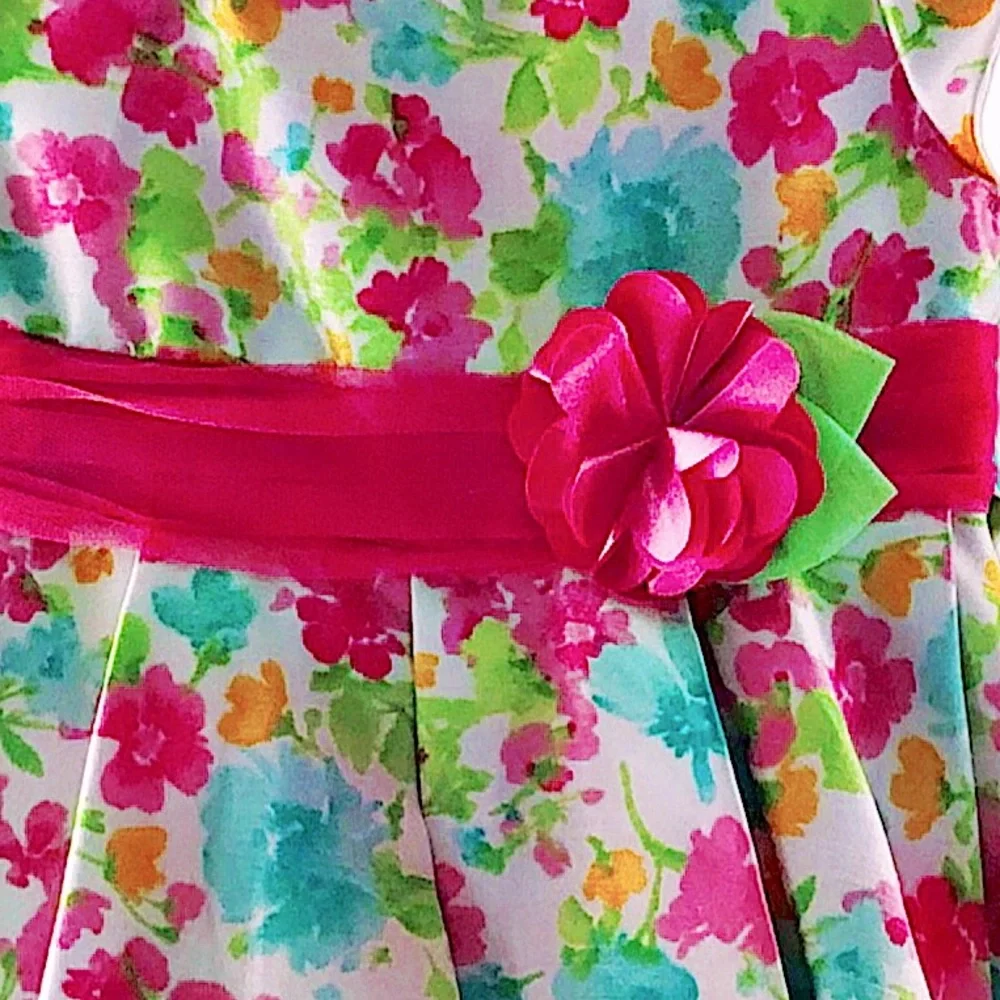 Jona Michelle Toddler Spring Floral Dress Size 24 Month/2T